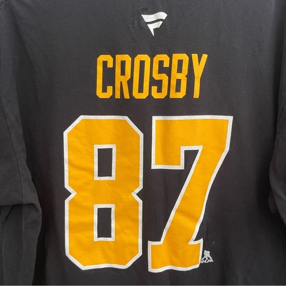 Pittsburgh Penguins Sidney Crosby #87 Men's Size Large T-Shirt per measurements - Picture 5 of 8